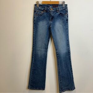 Y2K Vintage Buffalo Flare Bootcut Low Rise Jeans Blue